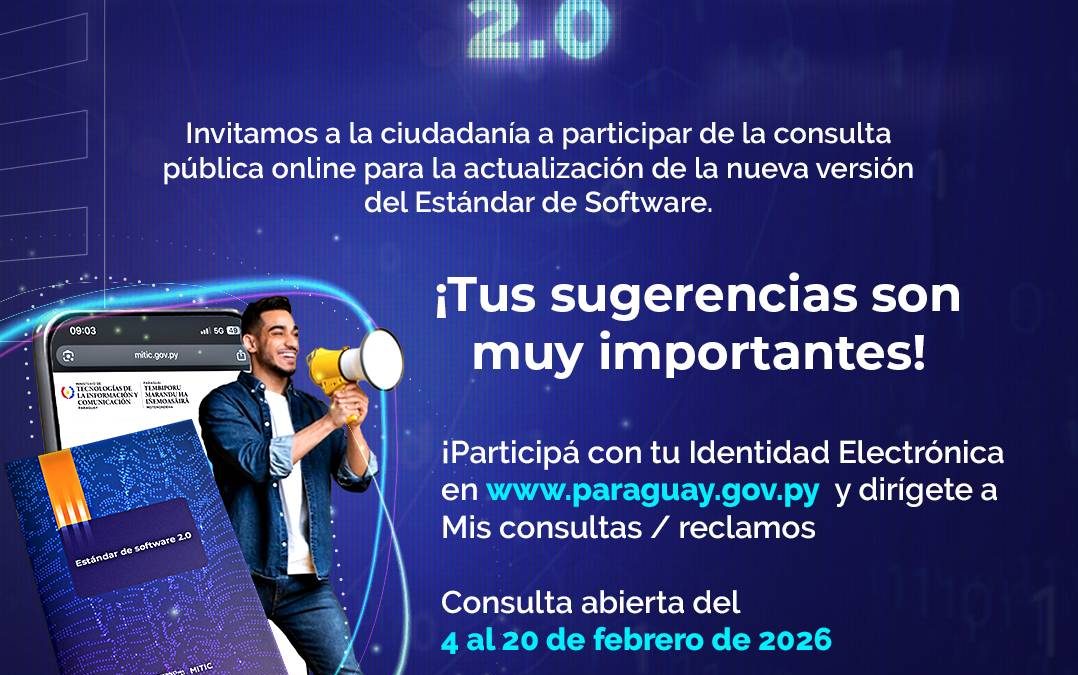 Consulta Pública online para la actualización del Estándar de Software versión 2.0